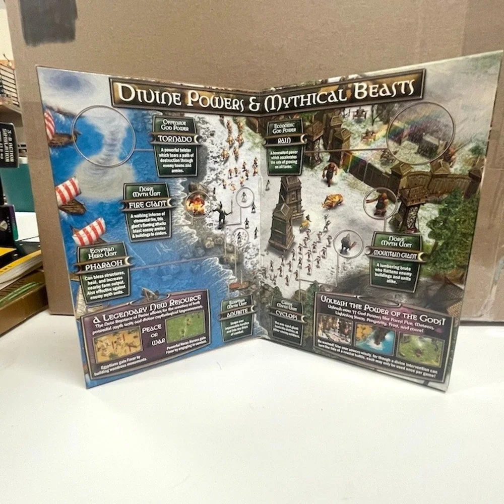 Age of Mythology PC Big Box 2002 Microsoft Ensemble Studios Complete RTS Game